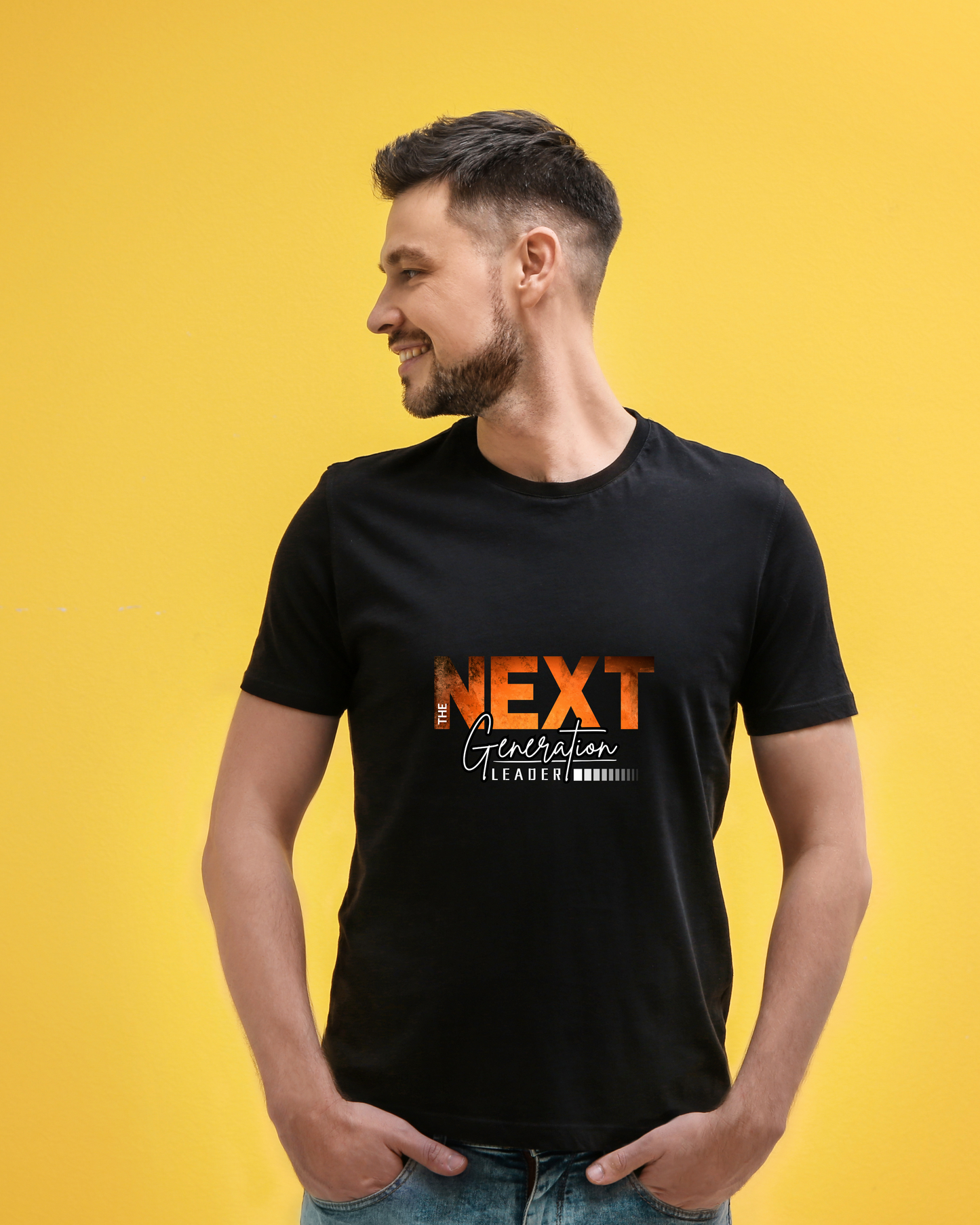 NEXT GENERATION LEADER - COTTON PRINTED TSHIRT
