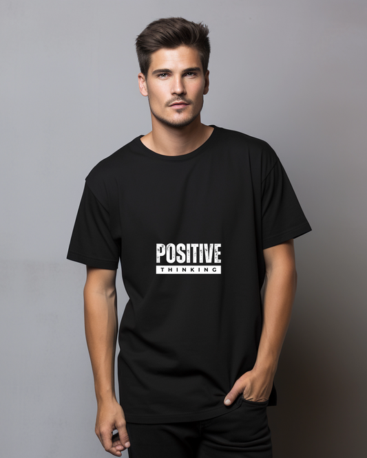 POSITIVE THINKING - COTTON PRINTED TSHIRT