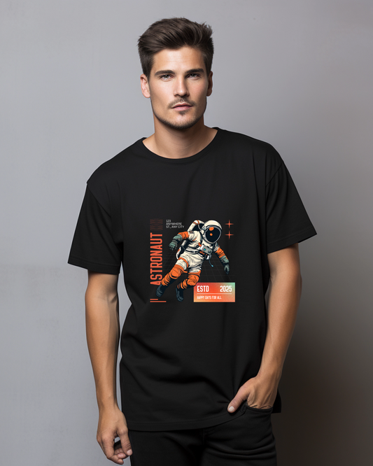 ASTRONAUT - COTTON PRINTED TSHIRT