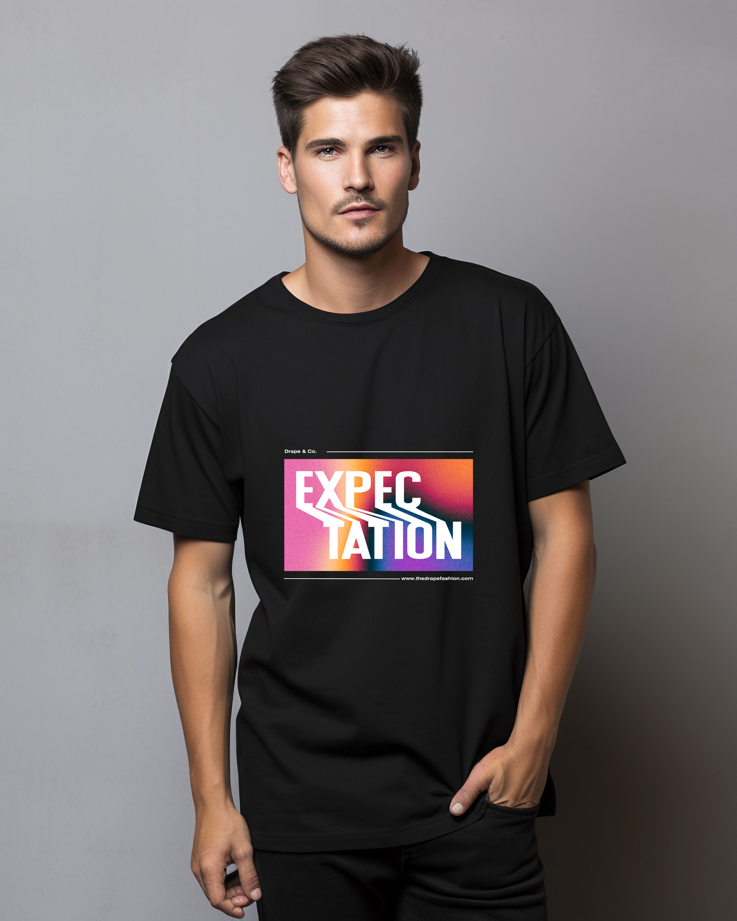 EXPECTATION - COTTON PRINTED TSHIRT