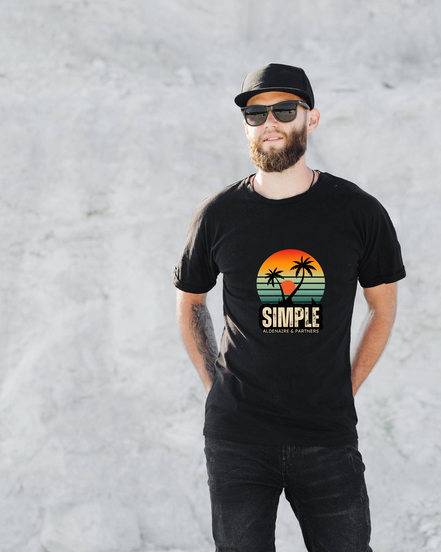 SIMPLE - COTTON PRINTED TSHIRT