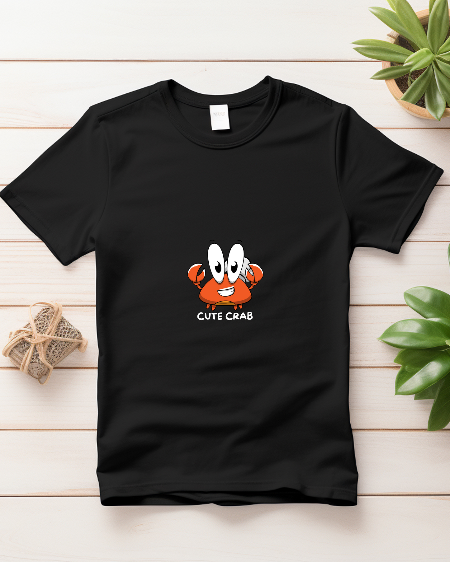 CUTE CRAB - COTTON PRINTED TSHIRT