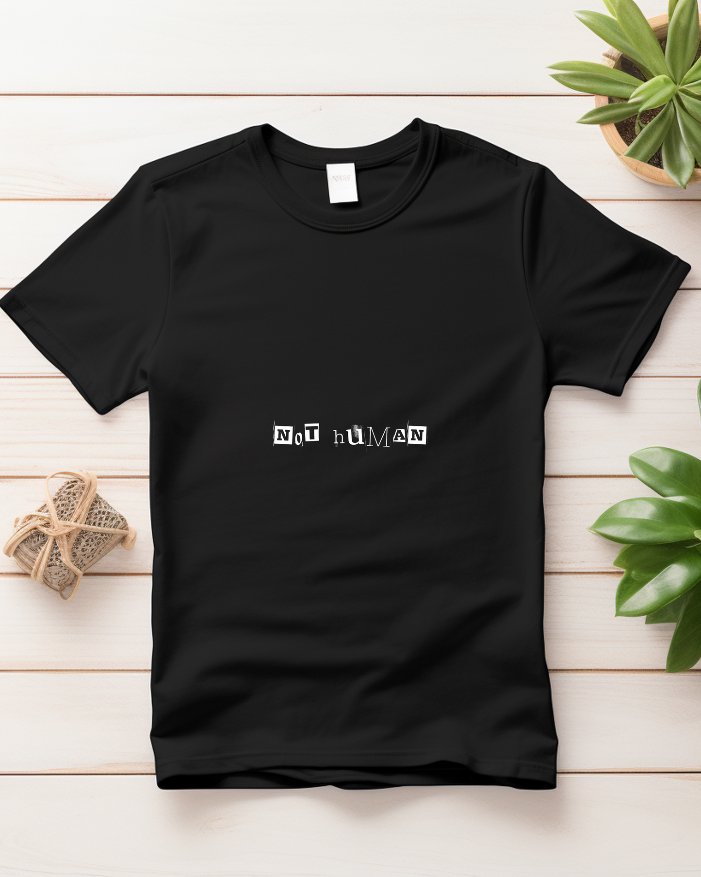 NOT HUMAN - COTTON PRINTED TSHIRT