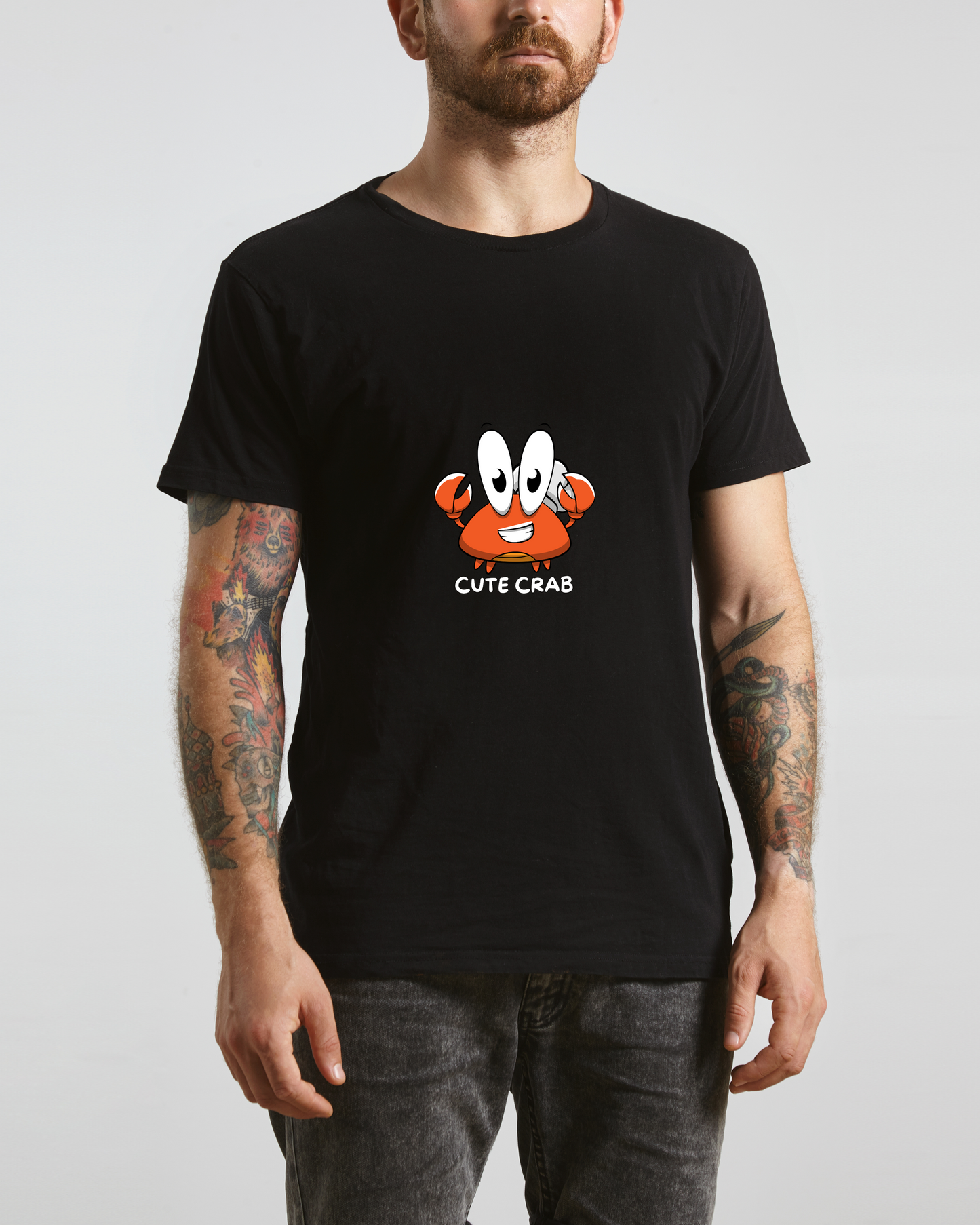 CUTE CRAB - COTTON PRINTED TSHIRT