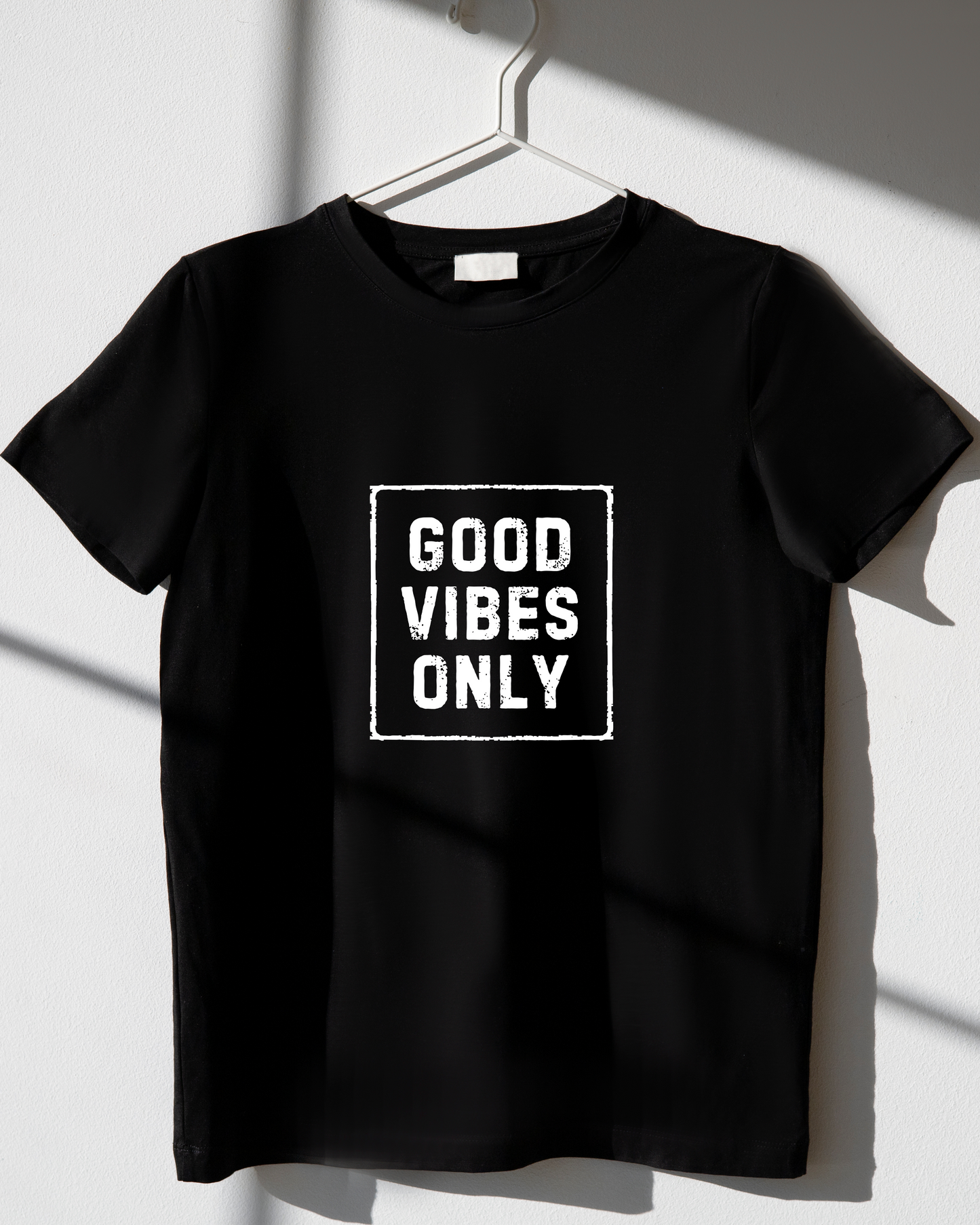 GOOD VIBES ONLY - COTTON PRINTED TSHIRT