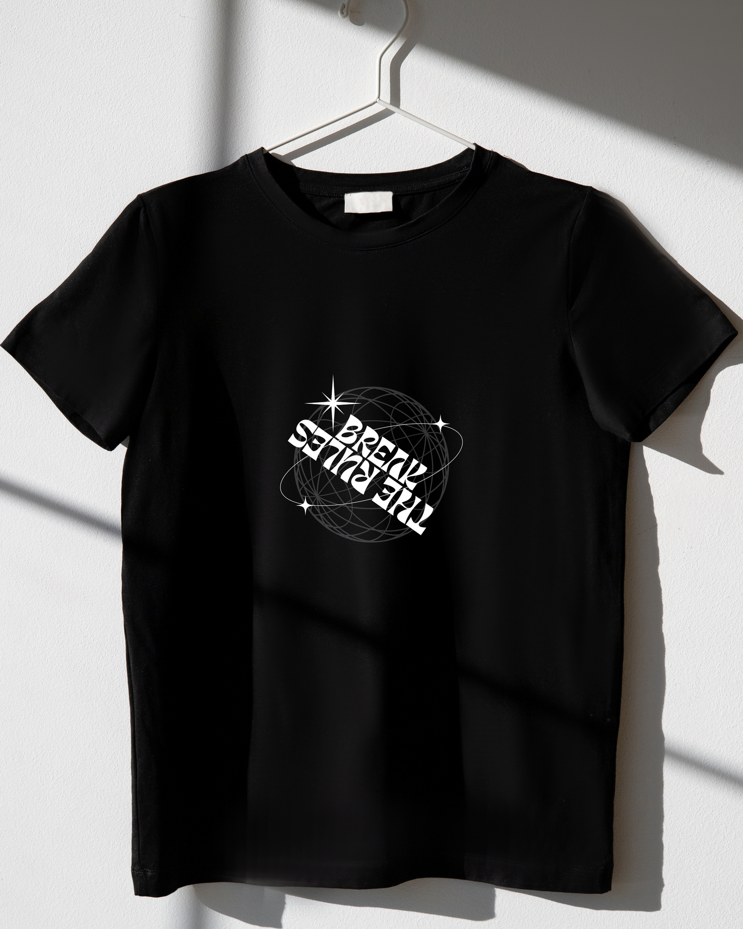 BREAK THE RULES - COTTON PRINTED TSHIRT