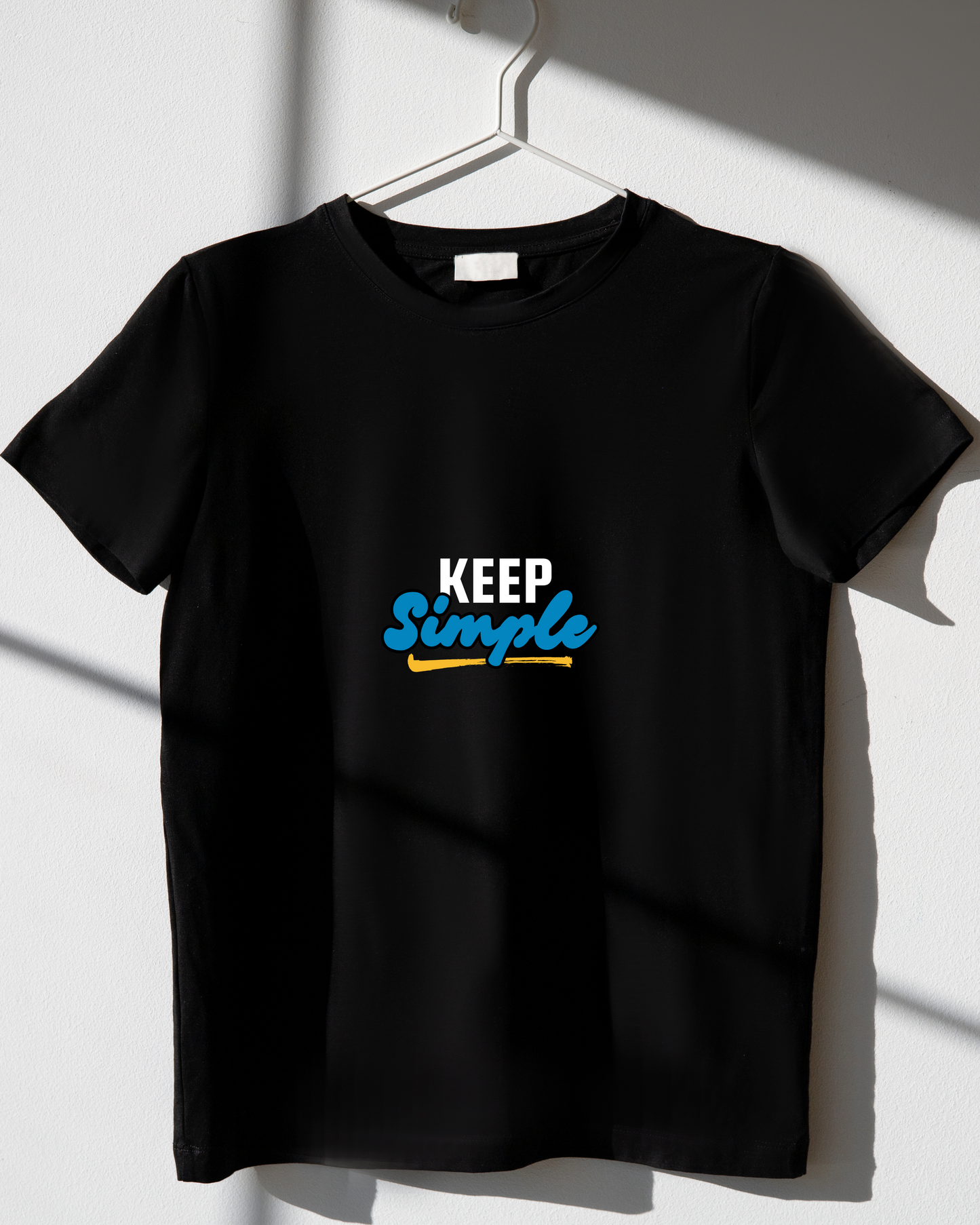 KEEP SIMPLE - COTTON PRINTED TSHIRT