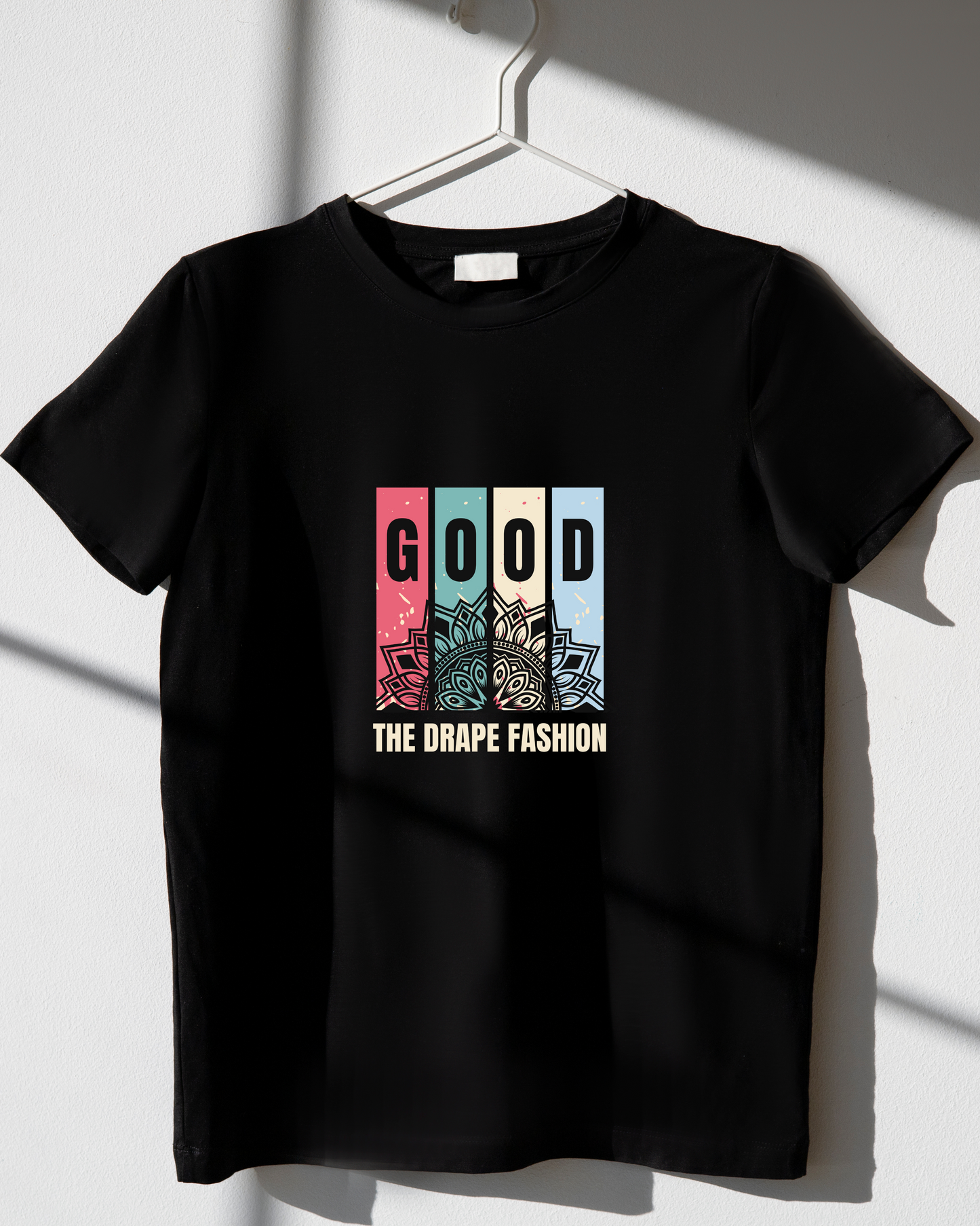 GOOD THE DRAPE FASHION - COTTON PRINTED TSHIRT