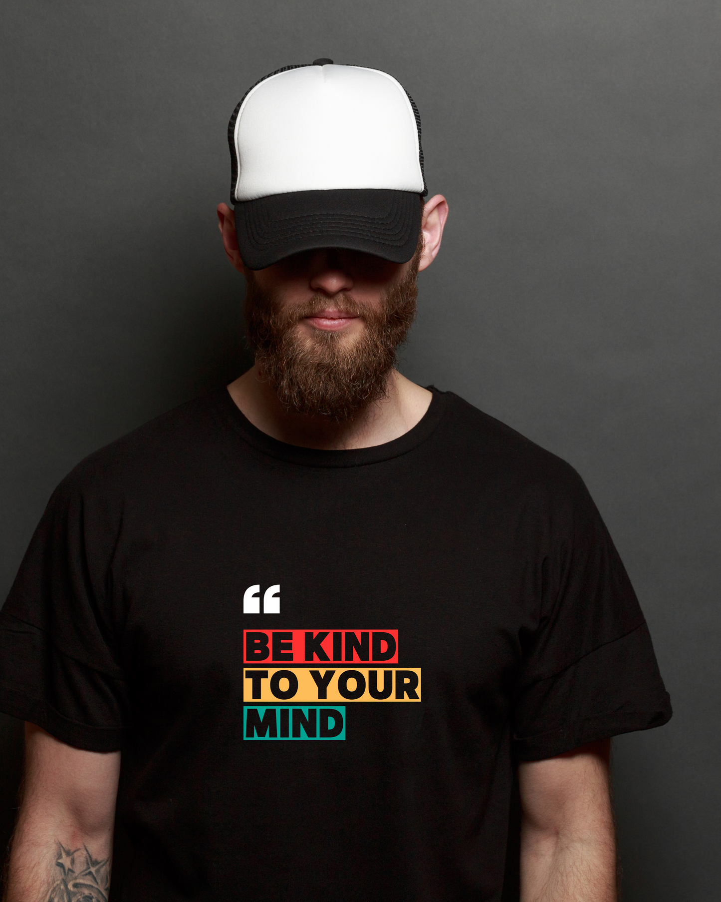 BE KIND TO YOUR MIND - COTTON PRINTED TSHIRT