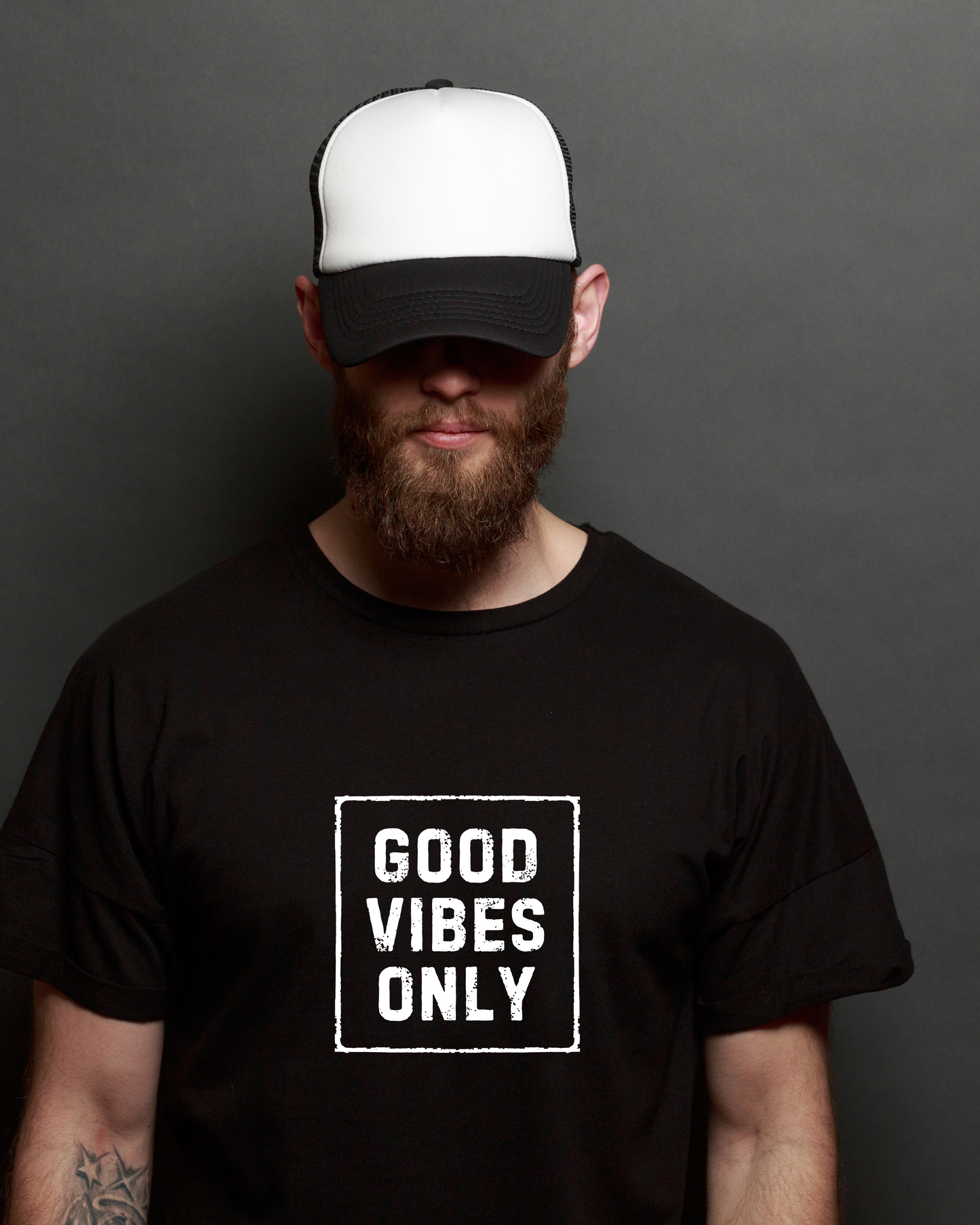 GOOD VIBES ONLY - COTTON PRINTED TSHIRT