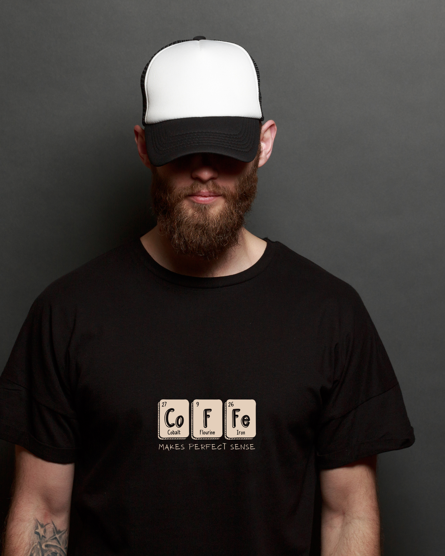 COFFEE MAKES PERFECT SENSE - COTTON PRINTED TSHIRT