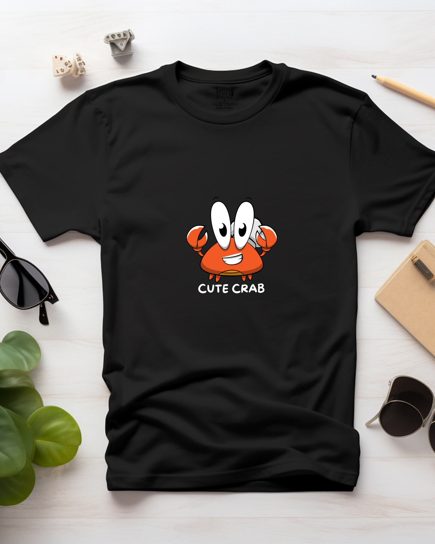 CUTE CRAB - COTTON PRINTED TSHIRT
