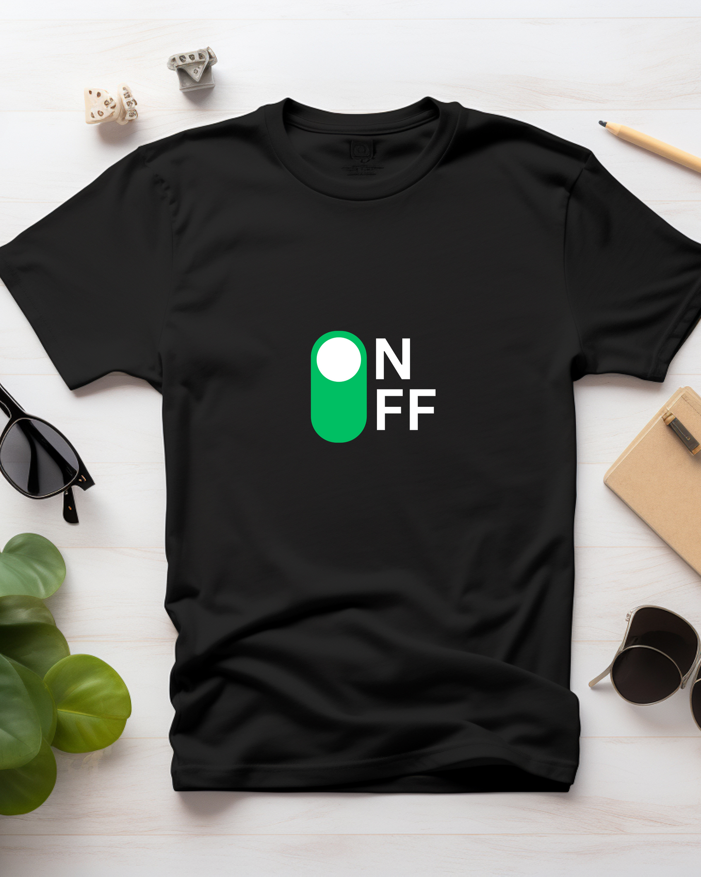 ON OFF - COTTON PRINTED TSHIRT