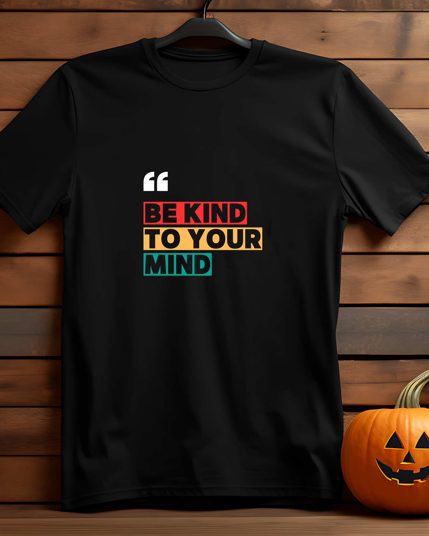 BE KIND TO YOUR MIND - COTTON PRINTED TSHIRT