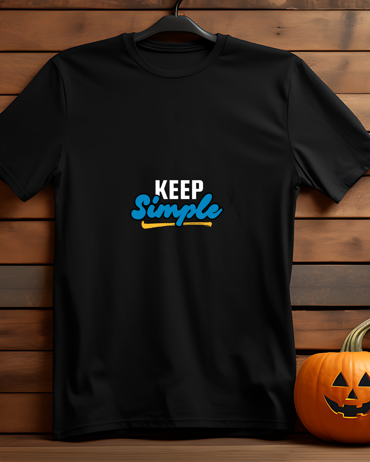 KEEP SIMPLE - COTTON PRINTED TSHIRT
