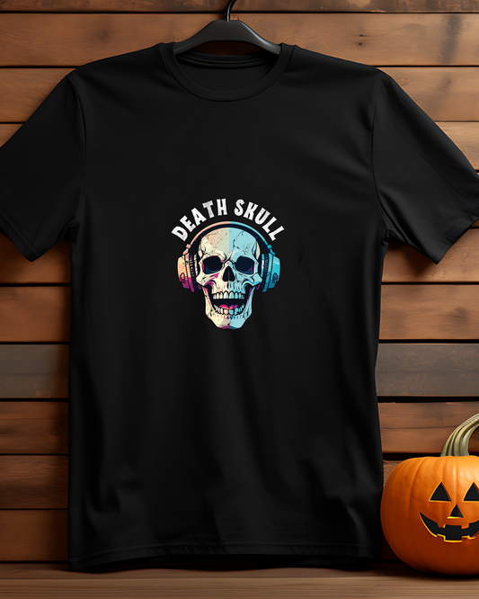 DEATH SKULL - COTTON PRINTED TSHIRT