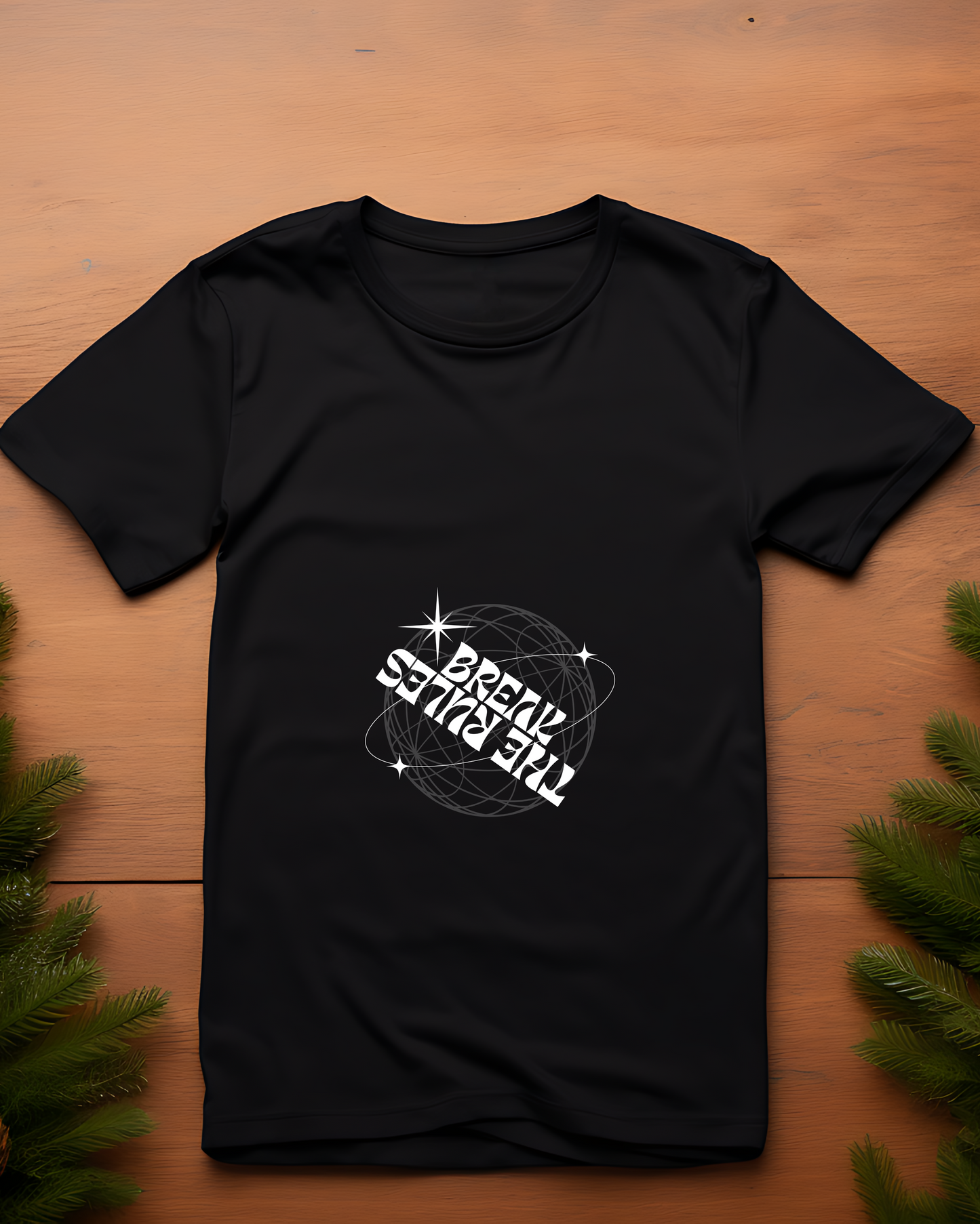 BREAK THE RULES - COTTON PRINTED TSHIRT