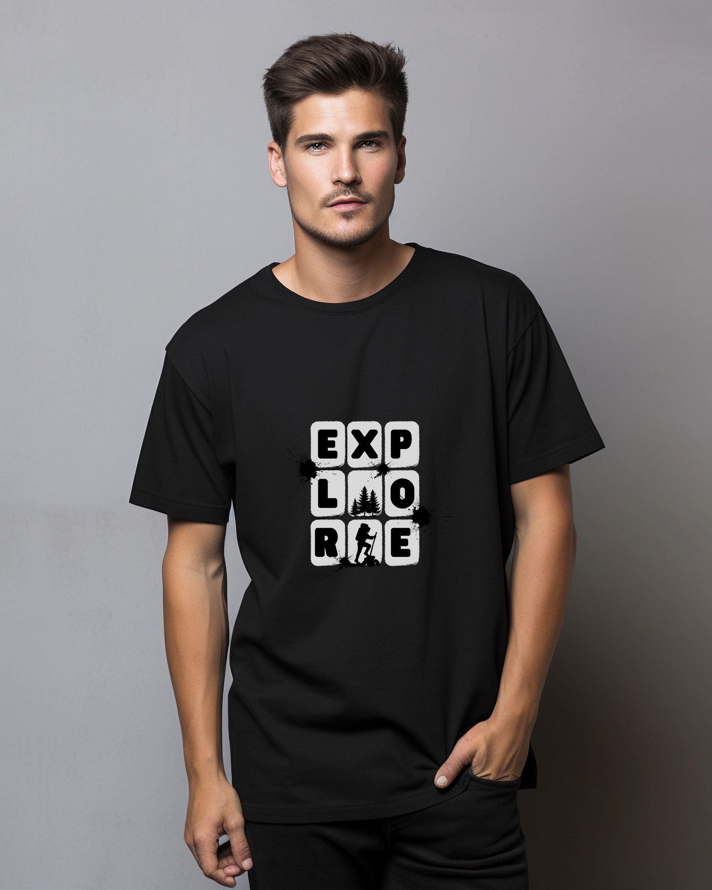 EXPLORE - COTTON PRINTED TSHIRT