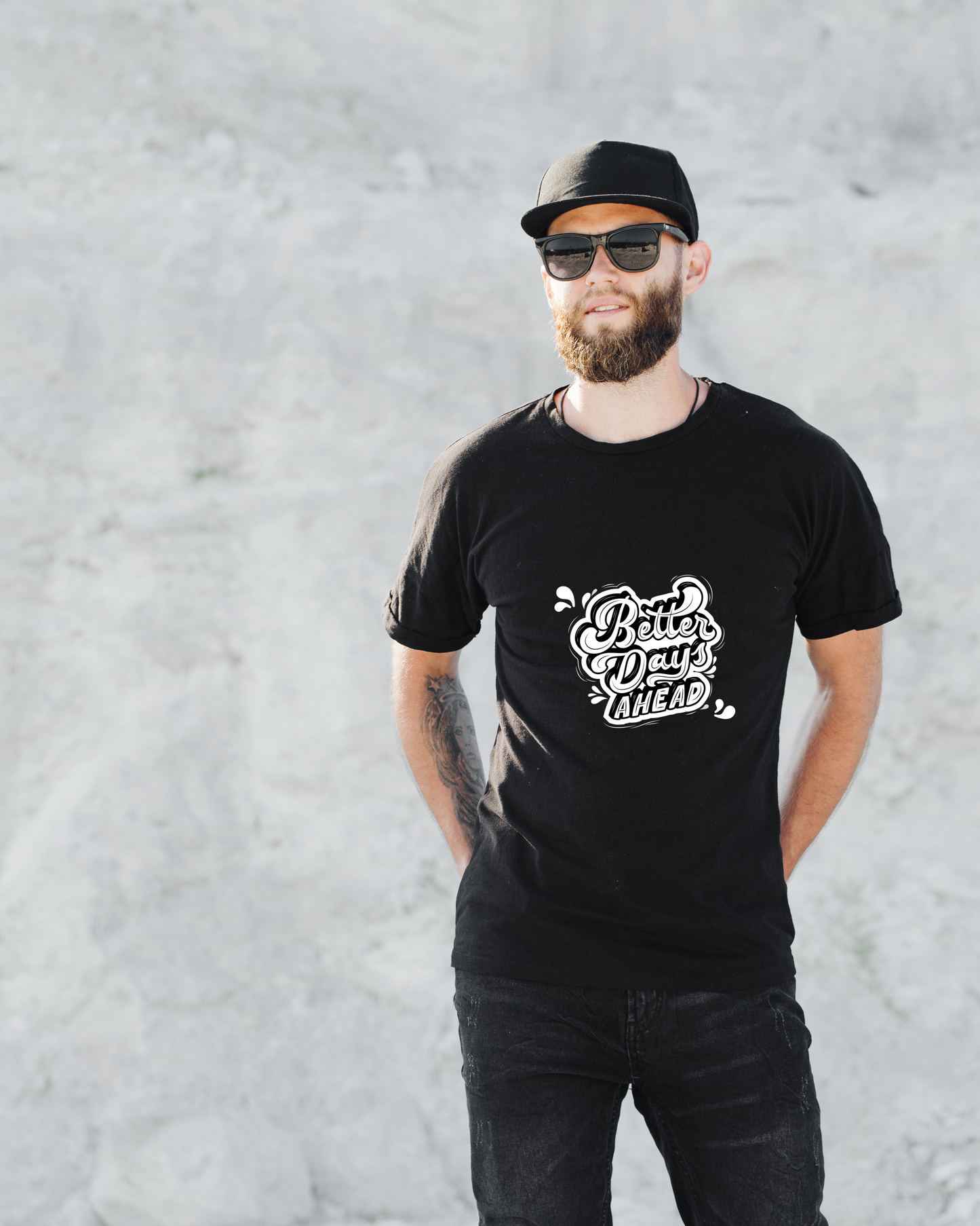 BETTER DAYS AHEAD - COTTON PRINTED TSHIRT