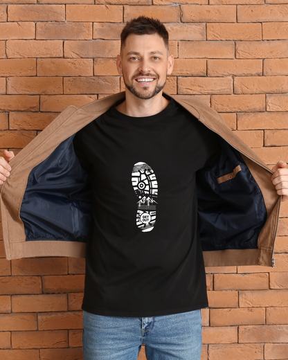 GET OUT - COTTON PRINTED TSHIRT