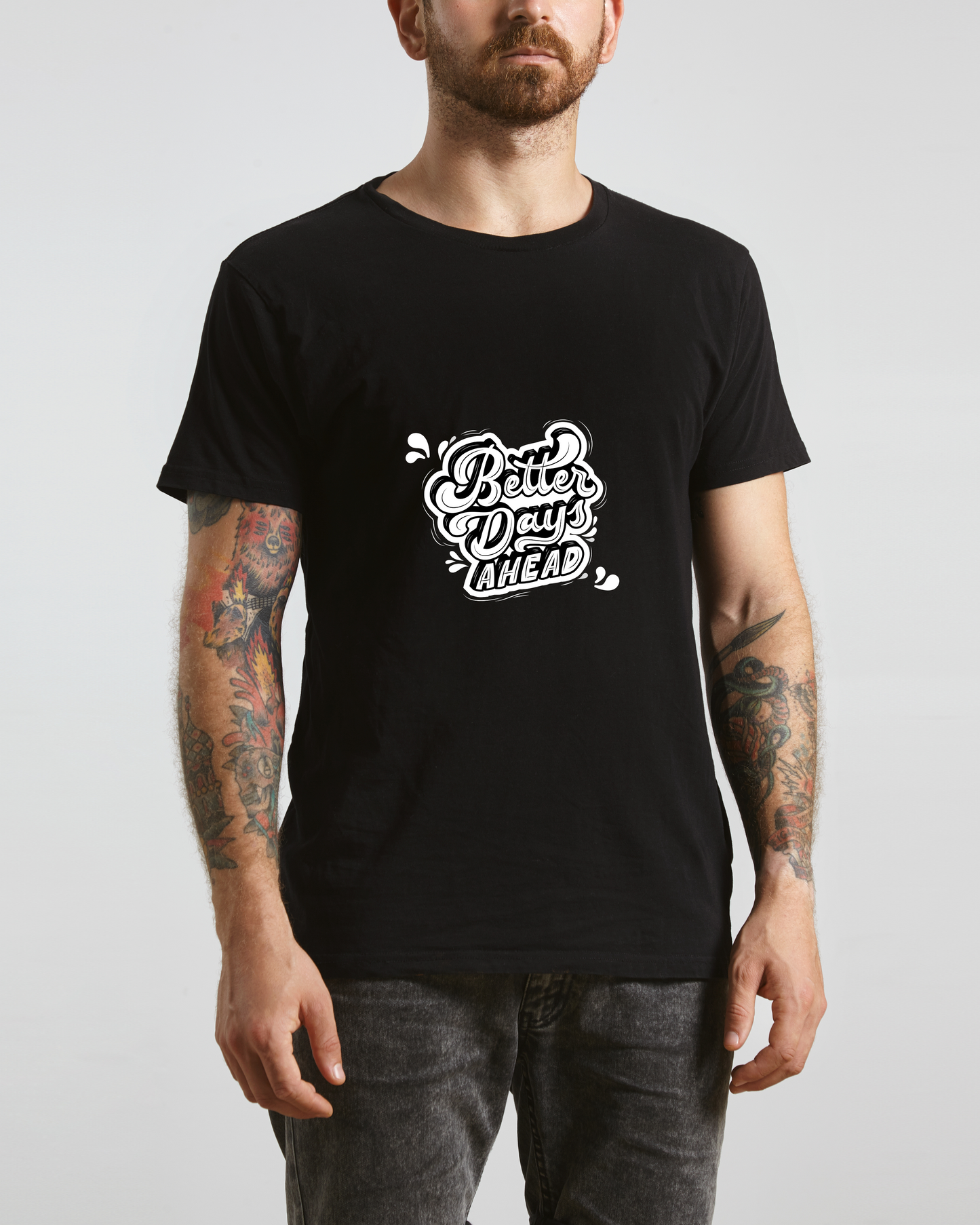 BETTER DAYS AHEAD - COTTON PRINTED TSHIRT