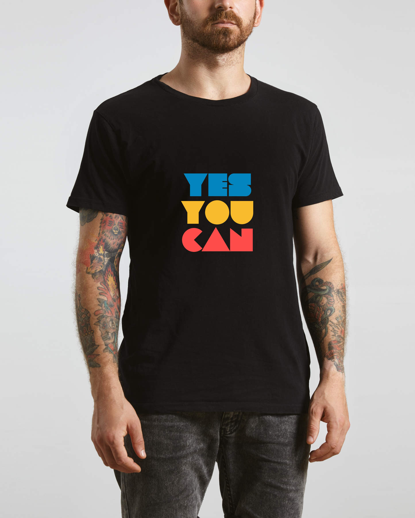 YES YOU CAN - COTTON PRINTED TSHIRT