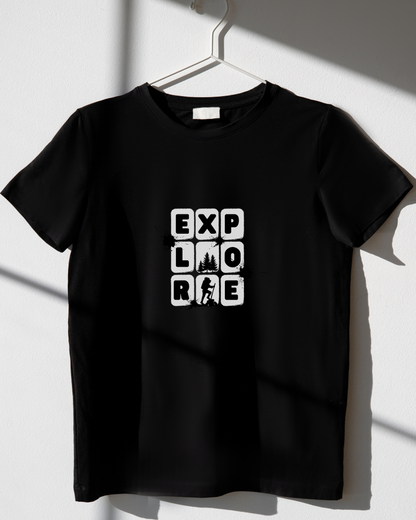 EXPLORE - COTTON PRINTED TSHIRT