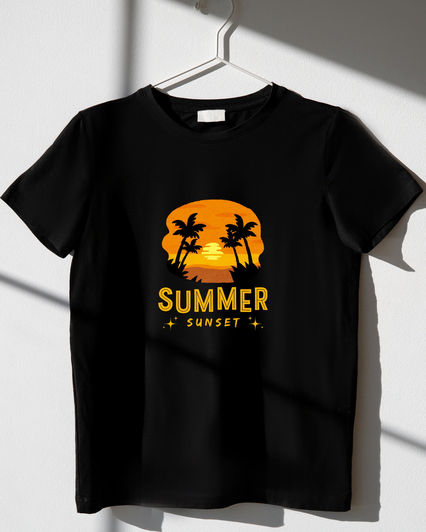 SUMMER SUNSET - COTTON PRINTED TSHIRT