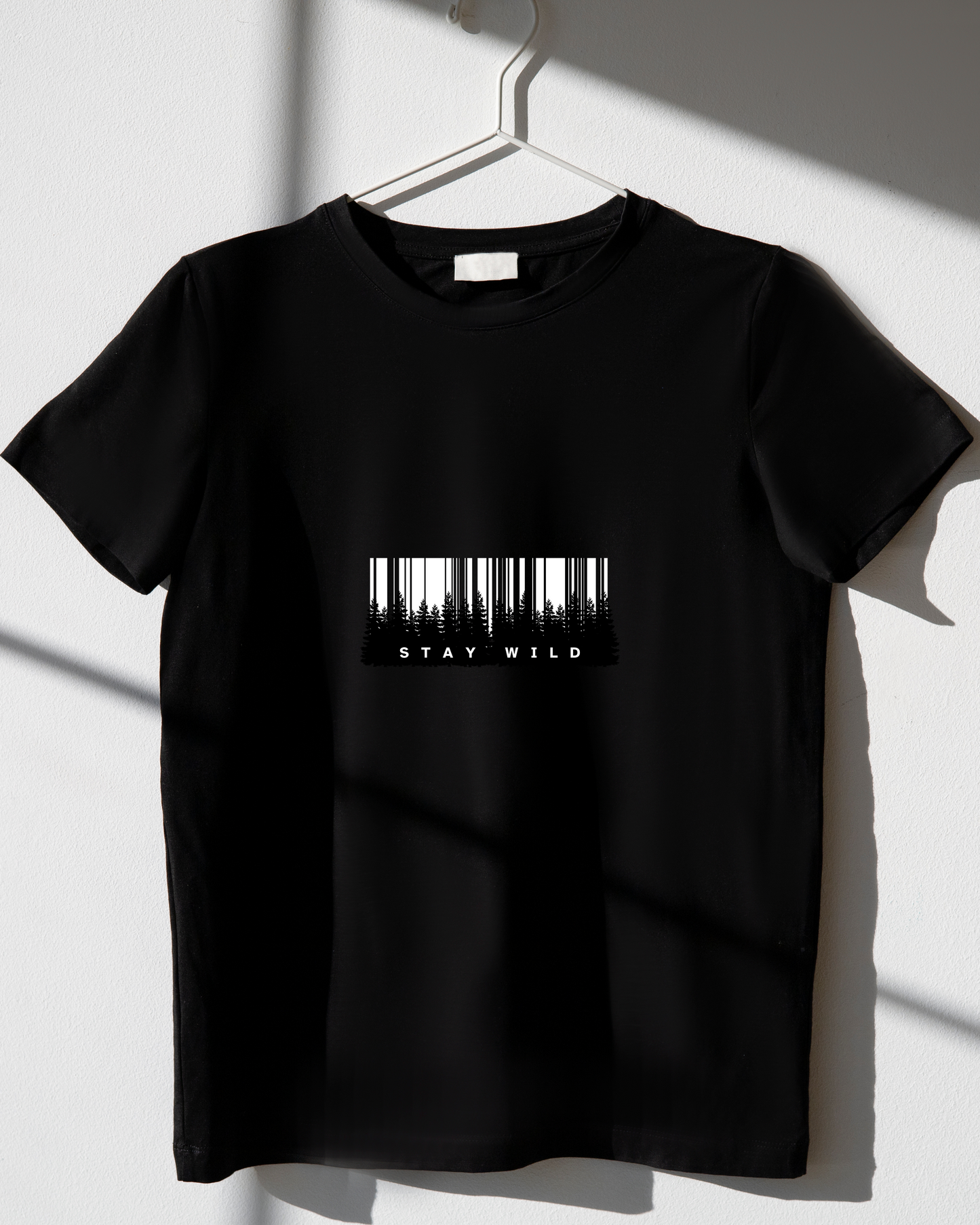 STAY WILD - COTTON PRINTED TSHIRT