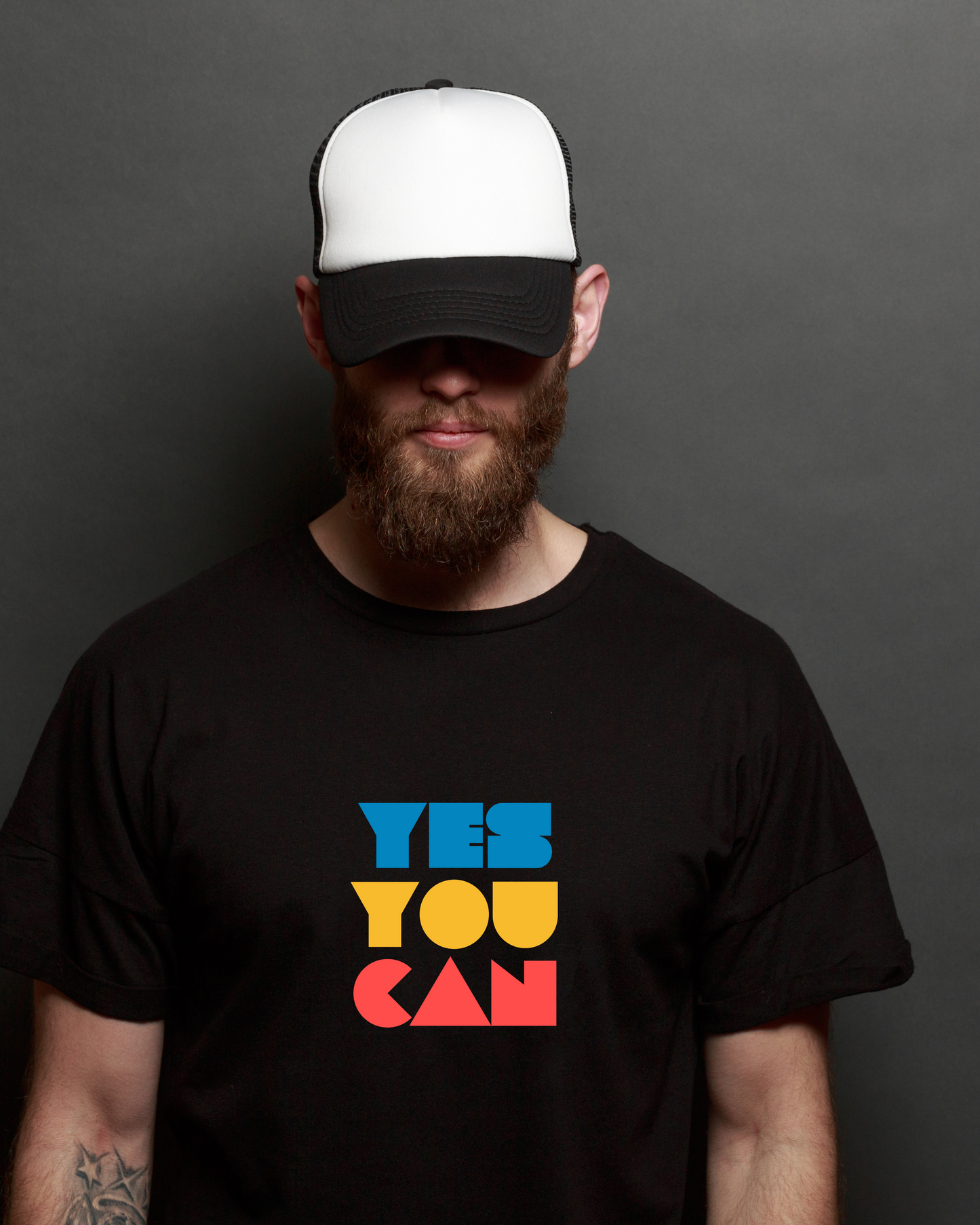 YES YOU CAN - COTTON PRINTED TSHIRT