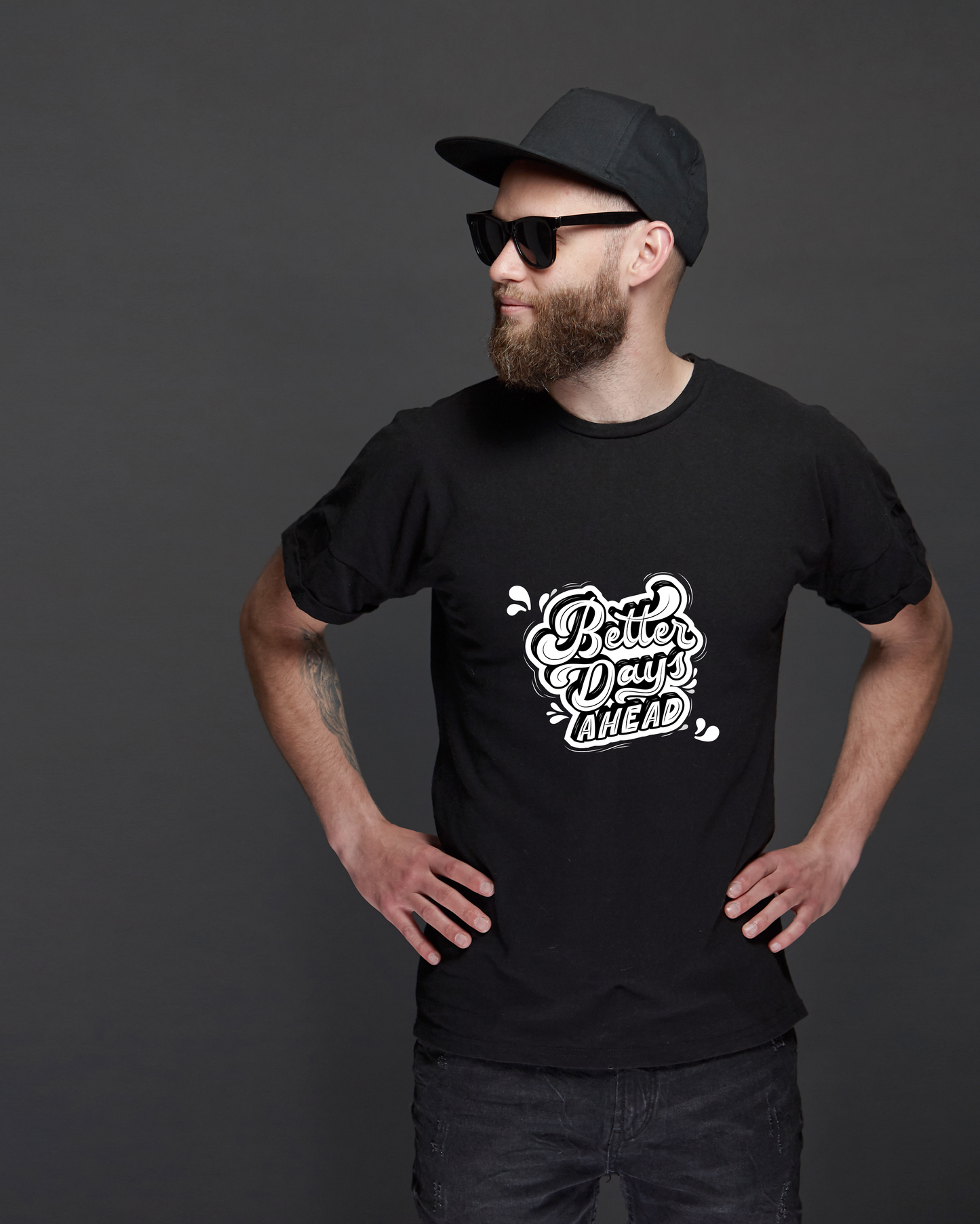 BETTER DAYS AHEAD - COTTON PRINTED TSHIRT