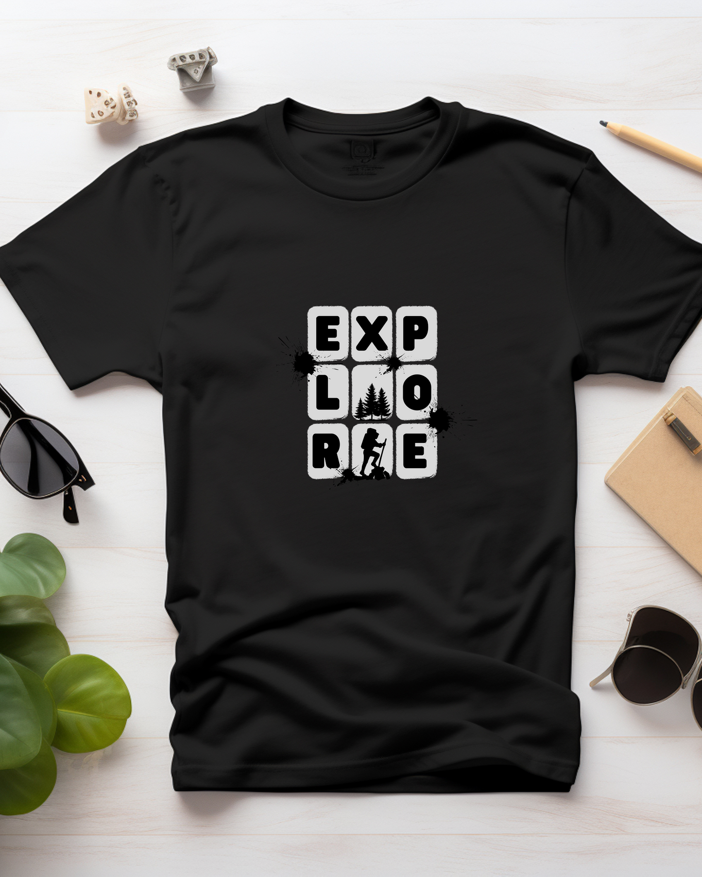 EXPLORE - COTTON PRINTED TSHIRT