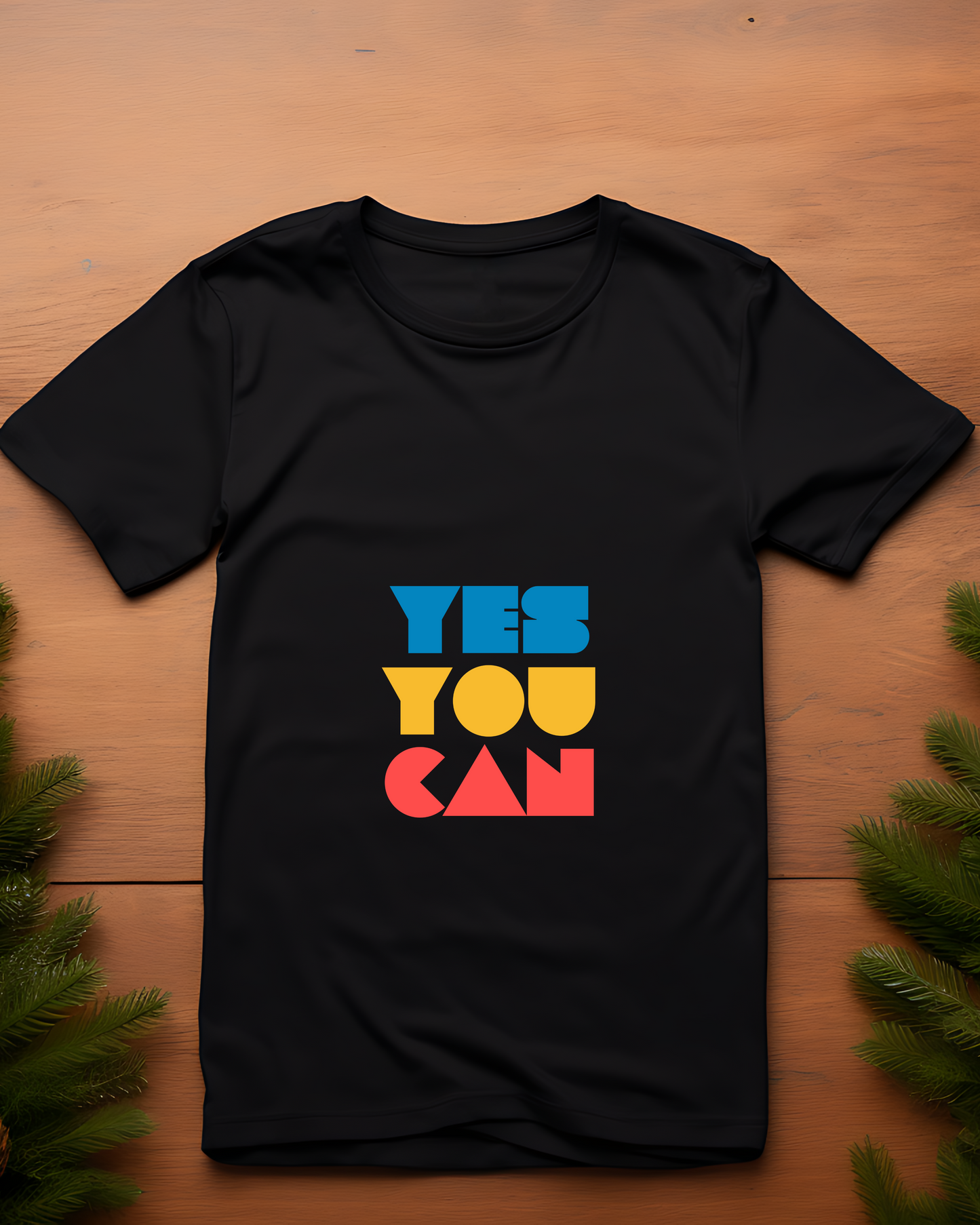 YES YOU CAN - COTTON PRINTED TSHIRT